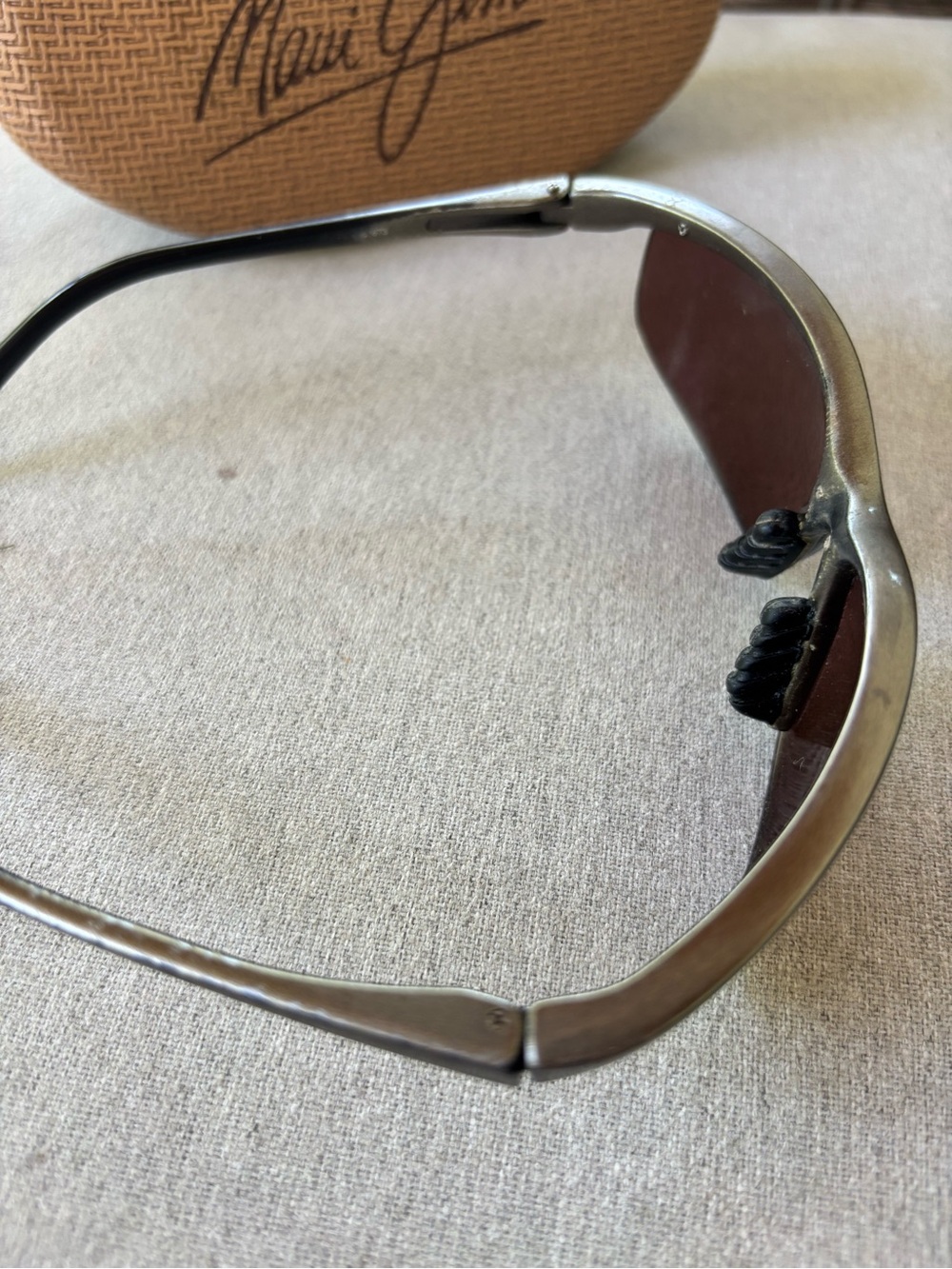 Maui Jim Bronze Frame Brown Gradient Lens Sunglasses - Picture 8 of 10
